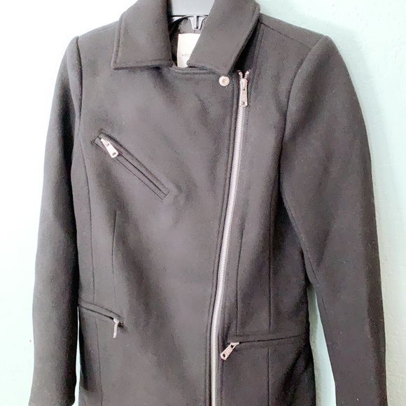 AVEC LES FILLES Wool Blend Twill Coat - Picture 4 of 7